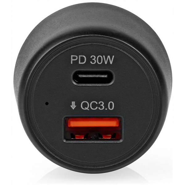 Nedis USB-C / USB-A Car charger (autós töltő adapter) PD és QC3 funkcióval 48W #2