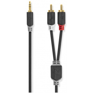 Nedis Premium 3,5mm Jack - RCA összekötő kábel (M/M) 5m #1