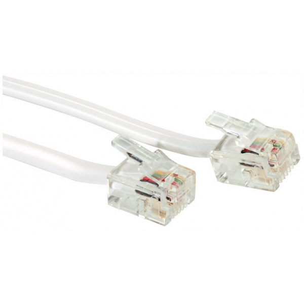 Value RJ12 telefon kábel 6P4C, 6m #1