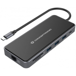 Conceptronic DONN15G 12-in-1 USB-C 3.2 Gen 1 dokkolóállomás #1