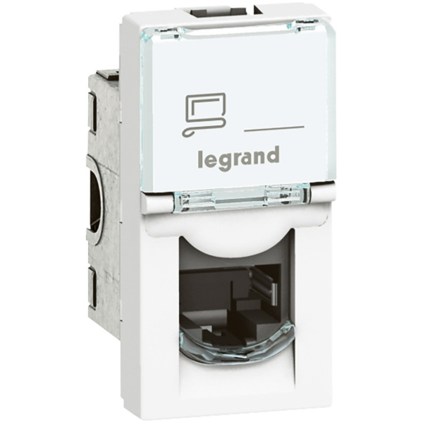 Legrand Program Mosaic LCS2 RJ45 Cat 6 UT Paljzat, 1 modul #1