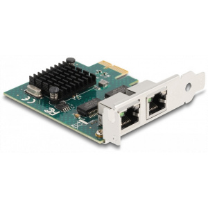 Delock 88205 Gbit PCI-Express (x1) hálókártya 2x RJ45 Gigabit porttal #1