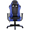 Iris GCH201BK Gamer szék (fekete-kék) #1