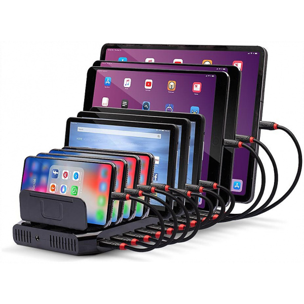 Lindy 10-Portos USB töltőállomás mobiltelefonokhoz és tabletekhez #1