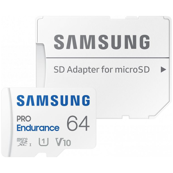 64GB Samsung PRO Endurance microSD kártya + SD adapter (Class 10) #1