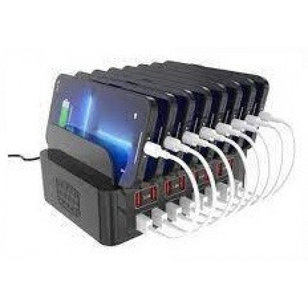 Blackbird USB töltő (220V) - 150W, 16x USB porttal #1
