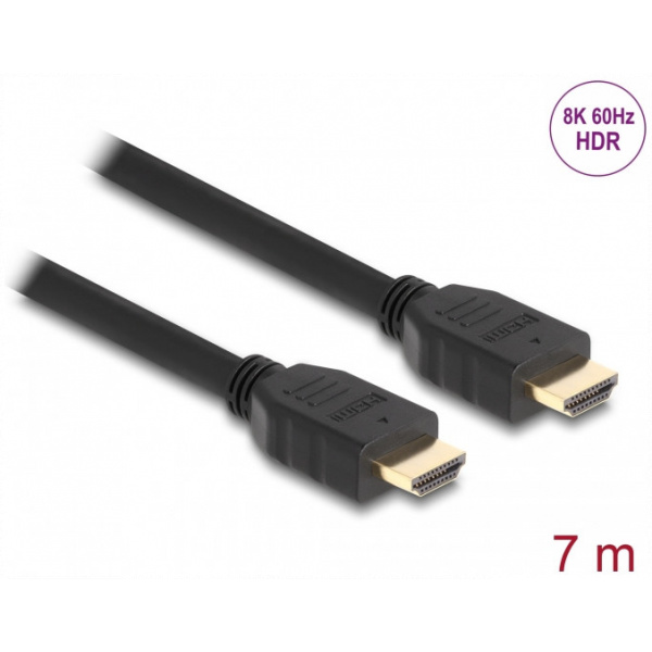 HDMI-HDMI Ultra nagy sebességű kábel 7m 8K 60Hz, 48 Gbps (Delock) #1