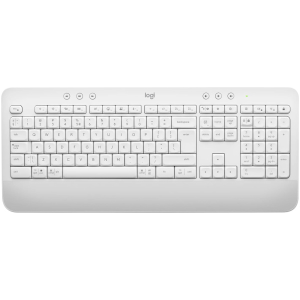 Logitech K650 Signature vezeték nélküli billentyűzet (Off-White fehér) #1