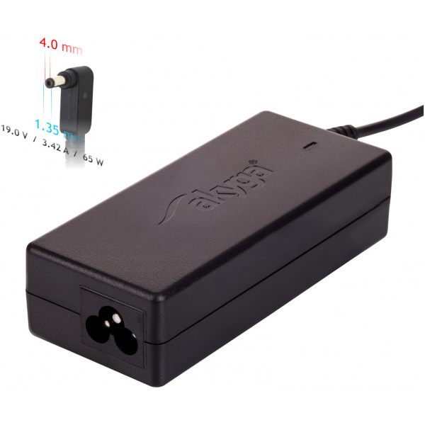 AC adapter Asus, Fujitsu notebookhoz 19V 3,42A (65W) - 4,0x1,35 mm #1