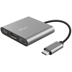 Trust Dalyx 3-in-1 USB-C Multi-Port adapter (dokkoló) (4K HDMI, USB-A, USB-C) #1