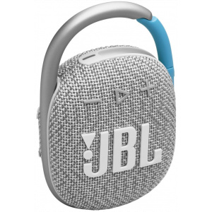 JBL Clip 4 ECO hordozható Bluetooth hangszóró (fehér-kék) #1