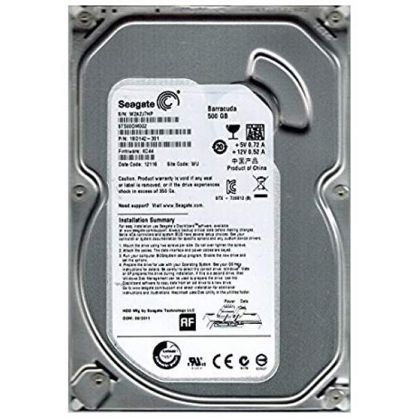 500GB Seagate Barracuda SATA HDD 16MB - ST500DM002 (használt) #1