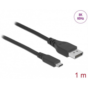 USB Type-C™ > DisplayPort 8K kábel (DP váltakozó mód) 8K 60 Hz, 1m Delock #1