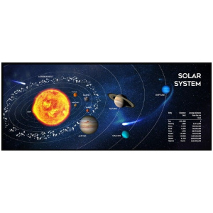 Gembird Gaming egérpad (Solar system), XL - extra nagy #1