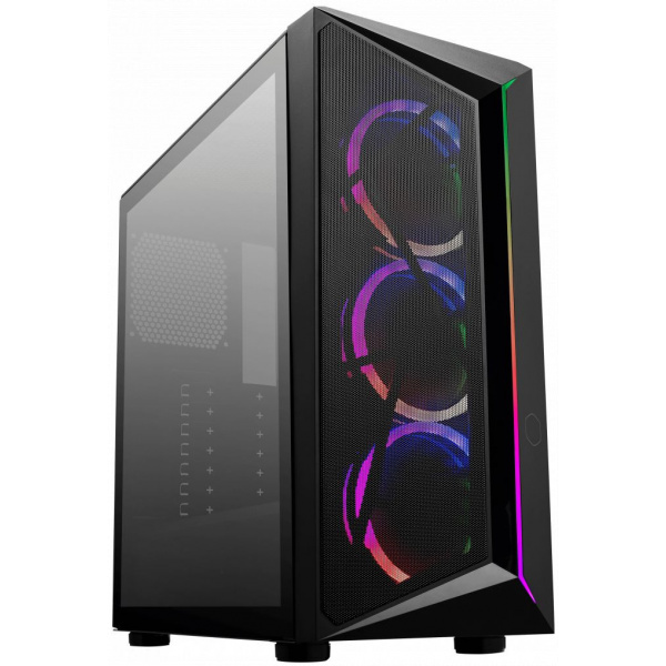 CoolerMaster CMP 510 ARGB ház edzett üveg oldallappal (fekete) #1