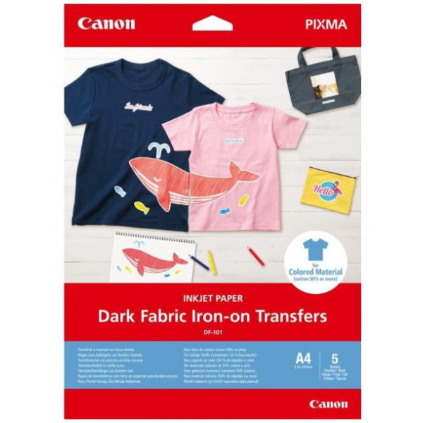 Canon DF-101 vasalható transzferpapír sötét színű szövetekhez #1