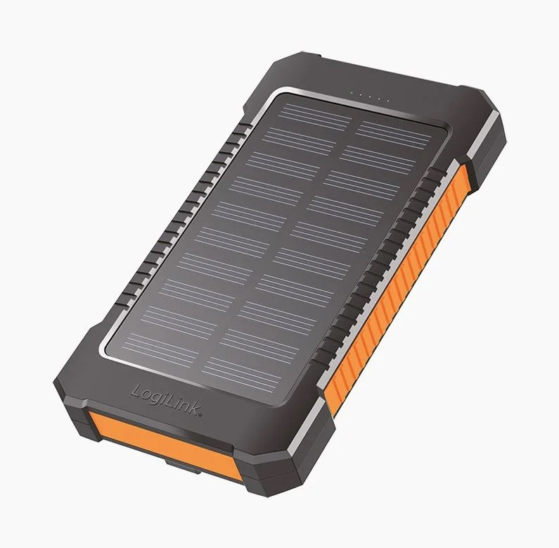 Logilink Solar napelemes Powerbank 8000 mAh (narancs) #1