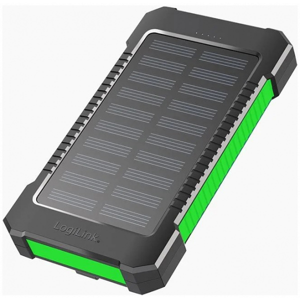 Logilink Solar napelemes Powerbank 8000 mAh (zöld) #1