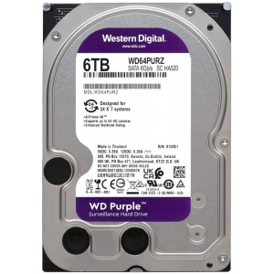 6TB WD Purple - SATA3 HDD 256MB - WD64PURZ #1