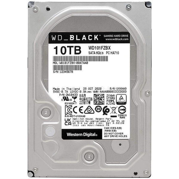 10TB WD Black SATA3 HDD 256MB - WD101FZBX #1