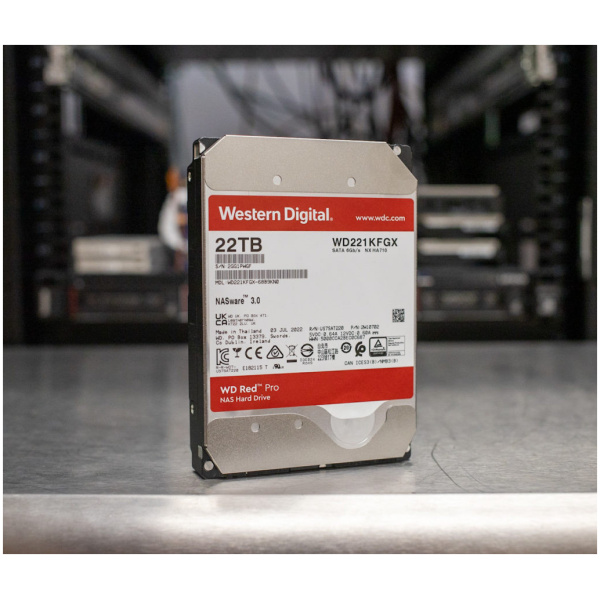 22TB WD Red Pro - NAS SATA3 HDD 512MB - WD221KFGX NEW #1