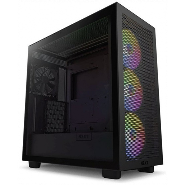 NZXT H7 Flow RGB ház üveg oldallappal (fekete) #1