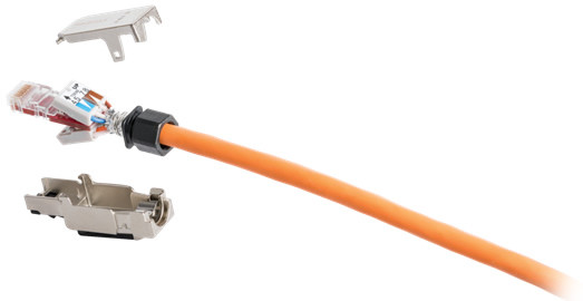 Nikomax STP csatlakozó dugó (szerszám nélkül szerelhető) RJ45 Cat6 #1