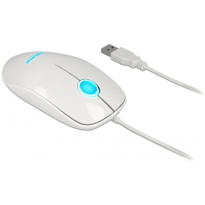 Delock 3-gombos optikai egér (fehér) #1