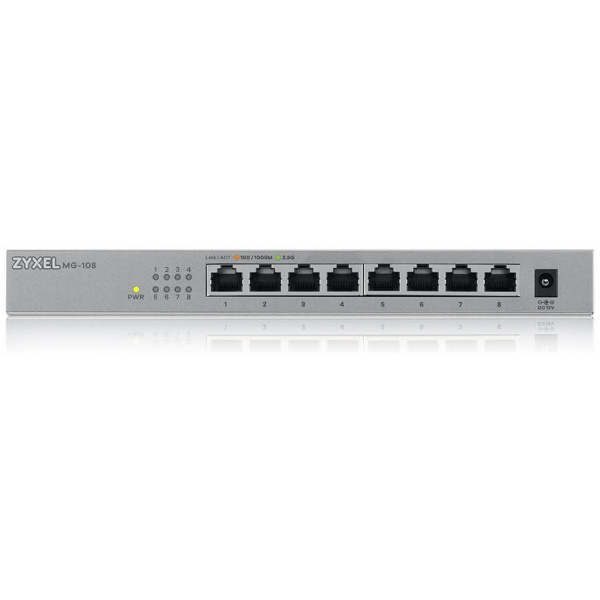 Zyxel MG-108-ZZ0101F 8-Port 2.5GbE nem menedzselhető Switch #1