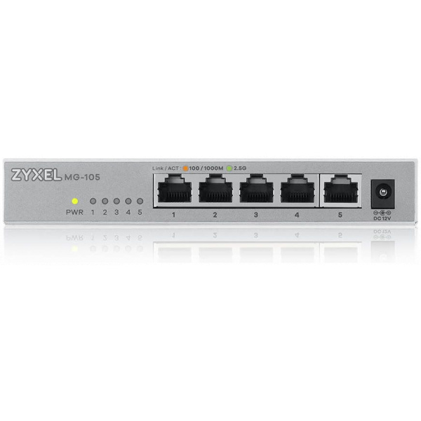 Zyxel MG-105-ZZ0101F 5-Port 2.5GbE nem menedzselhető Switch #1