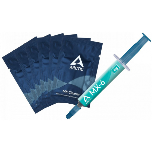 Arctic MX-6 hűtőpaszta 4g + 6 db MX-Cleaner tisztító #1
