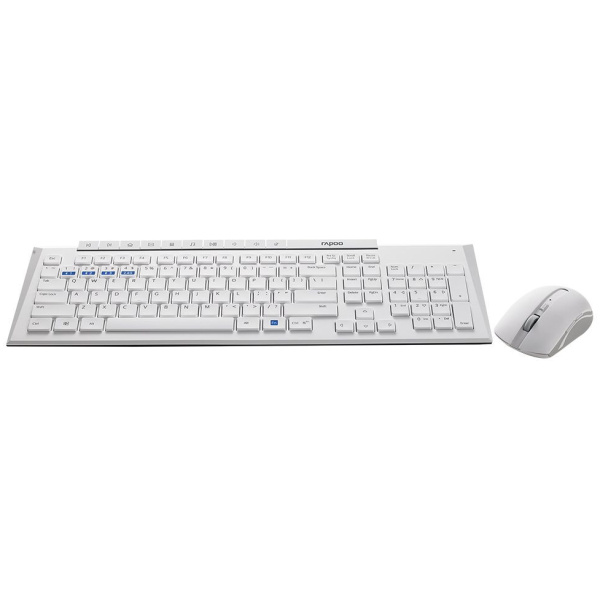 Rapoo 8210M Multi-mode vezeték nélküli billentyűzet szett (fehér) #1