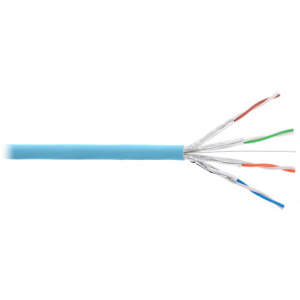 Nikomax FTP beltéri fali kábel (500m) Cat6a, világoskék #1