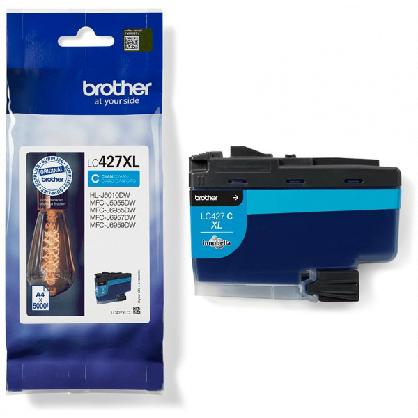 Brother LC427XLC ciánkék patron, nagy kapacitású #1