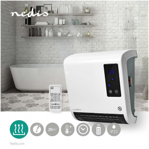 Nedis fürdőszobai ventilátoros fűtőtest (2000W) #2