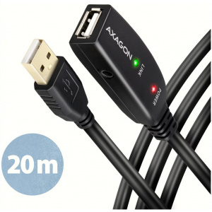 Axagon ADR-220 USB 2.0 extender kábel, aktív 20m #1