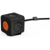 220V-os PowerCube Extended Remote elosztó (4 aljzat, 1,5m) fekete-narancs #1