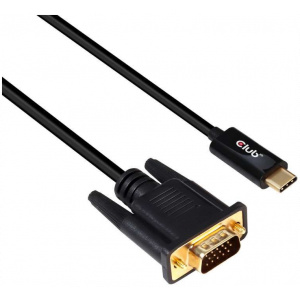 Club3D USB Type-C™ - VGA (DSUB) aktív kábel 5m #1