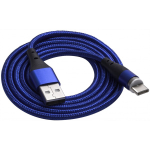 Akyga USB 2.0 USB-A - USB-C mágneses adat- és töltőkábel 1m #1