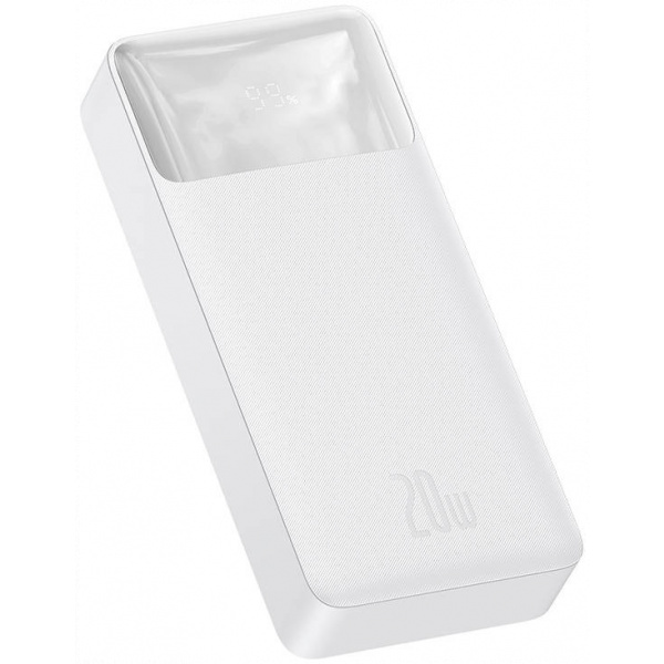 Baseus Bipow Powerbank 20000 mAh - 2x USB, USB-C, 20W (fehér) #1