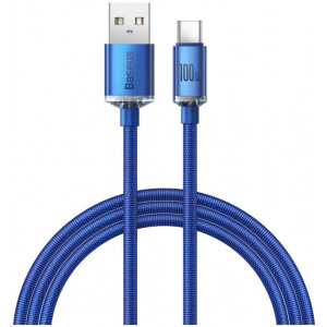 Baseus Crystal Shine USB-C – USB-A (M/M) kábel, 100W (5A) 1,2m #1