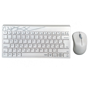Rapoo 8000M Multi-mode vezeték nélküli billentyűzet szett (fehér) #1