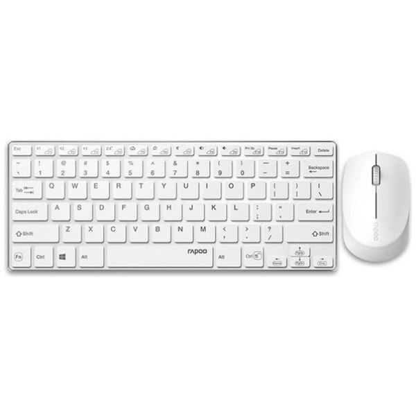 Rapoo 9000M vezeték nélküli (Bluetooth és 2.4 GHz) szett (fehér) #1