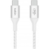 Belkin USB 2.0 USB-C – USB-C (M/M) szövetes kábel, fehér 240W (5A) 1m #1