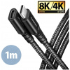 Axagon USB 3.2 C – C hosszabbító kábel (8K 60Hz, PD 240W, 20Gbps) 1m NEW #1