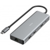 Hama USB Type-C 9-In-1 Hub 4x USB3.1, 2x HDMI, LAN csatlakozókkal #1