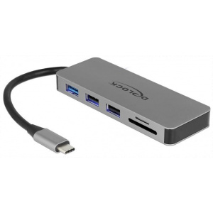 Delock USB Type-C™ dokkoló állomás mobil eszközökhöz 4K - HDMI / SD / PD 2.0 #1