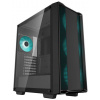 DeepCool CC560 V2 ház hőkezelt üveg oldallappal (fekete) #1