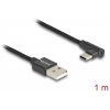 Delock USB 2.0 A – C kábel (USB-C 90 fokban hajlított) 1m #1