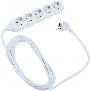 220V-os hálózati elosztó 5 aljzattal (3m kábellel) Well #1